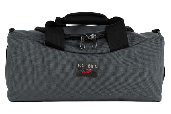 A Mini Yeoman Duffel in Steel (medium grey) 1050 Ballistic.
